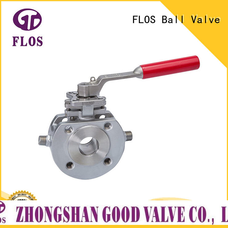FLOS Custom single piece ball valve manufacturers for opening piping flow