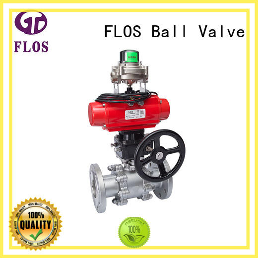 FLOS switch 3 piece stainless ball valve wholesale for opening piping flow