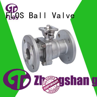 FLOS valveflanged 2-piece ball valve supplier for opening piping flow