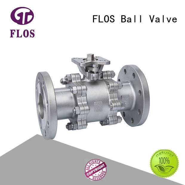 FLOS experienced 3-piece ball valve supplier for opening piping flow