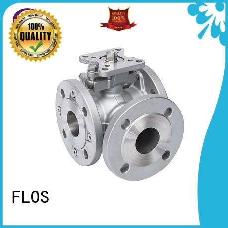 FLOS pneumaticworm 3 way valves ball valves manufacturer for opening piping flow