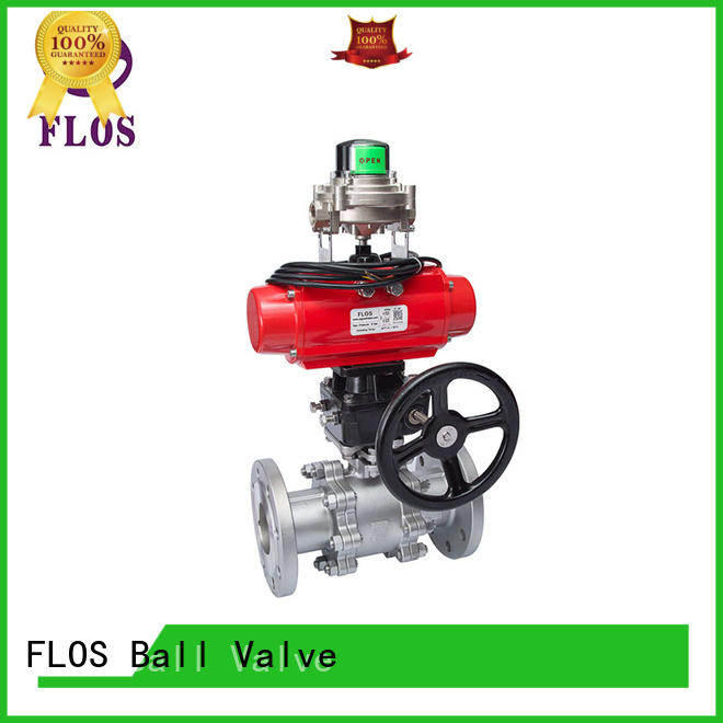 FLOS safety 3-piece ball valve manufacturer for directing flow