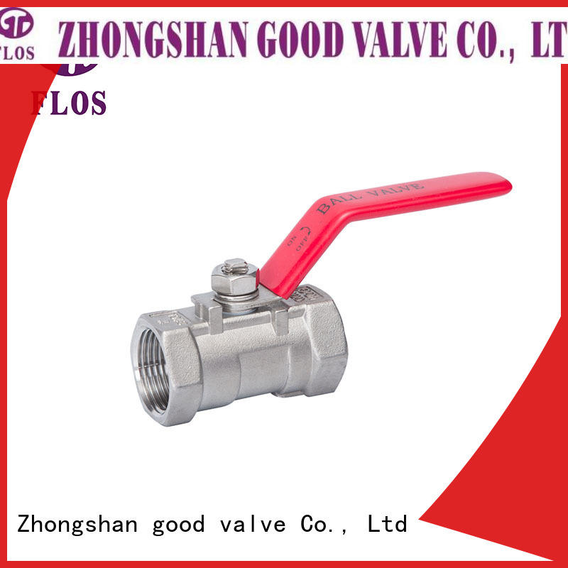 FLOS heat 1 piece ball valve supplier for closing piping flow