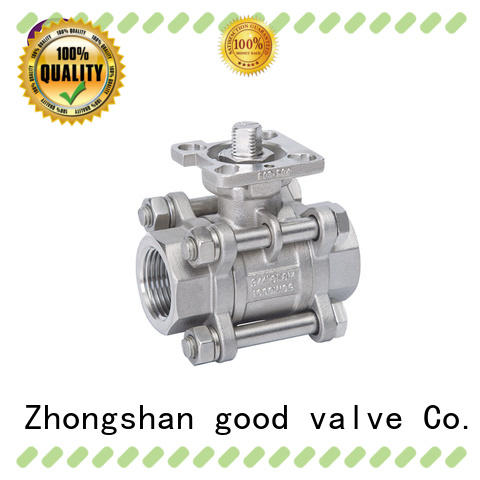FLOS professional 3 piece stainless ball valve manufacturer for opening piping flow