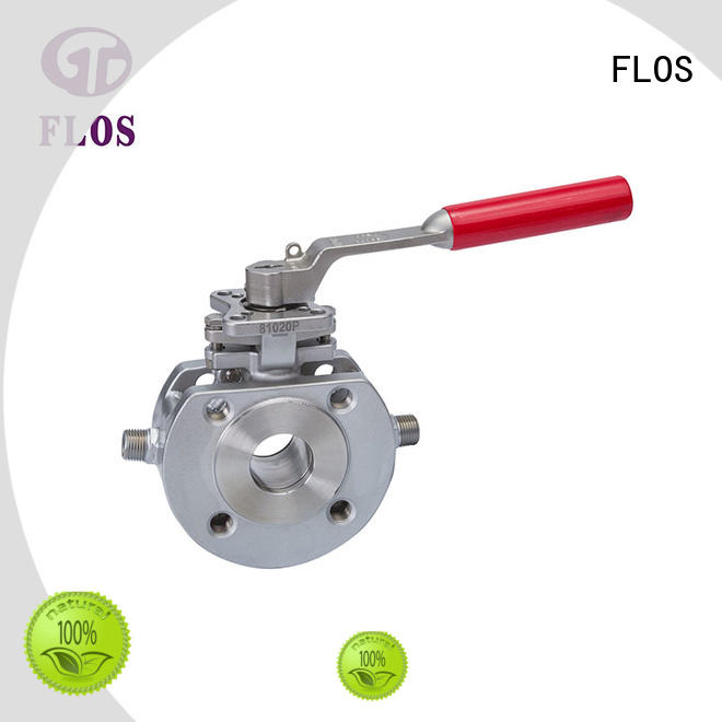FLOS pneumaticmanual valve company wholesale for opening piping flow