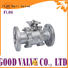 High-quality 3-piece ball valve switchflanged Supply for opening piping flow