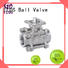 Top three piece ball valve valvethreaded Supply for closing piping flow