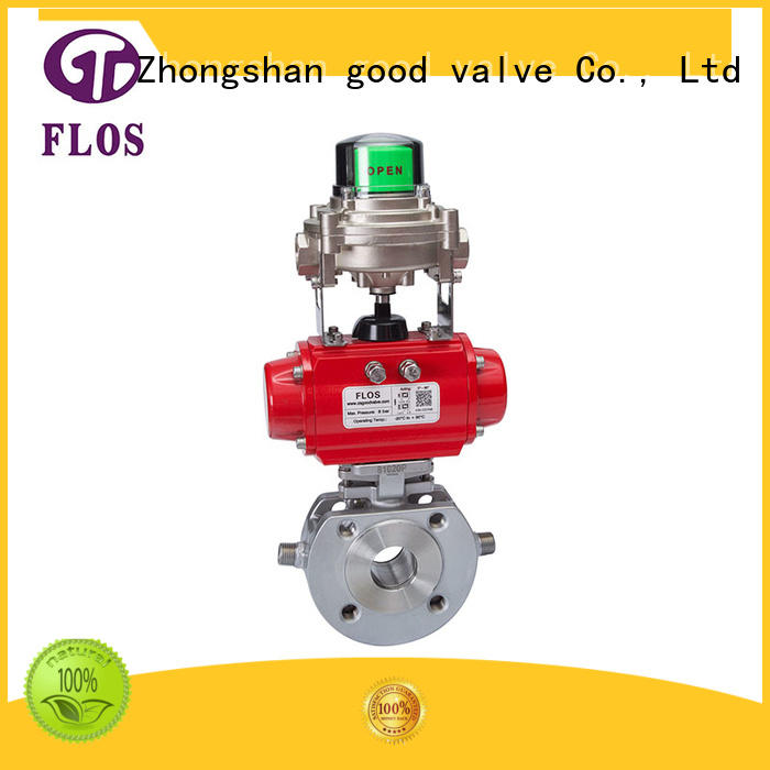 FLOS Custom 1 pc ball valve Supply for opening piping flow