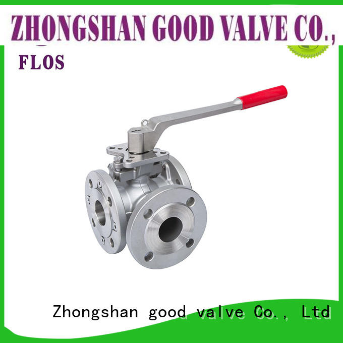 FLOS professional 3 way ball valve supplier for opening piping flow