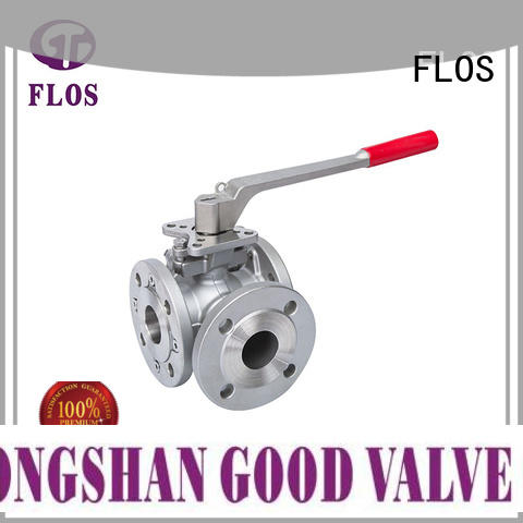 FLOS manual 3 way valve wholesale for opening piping flow