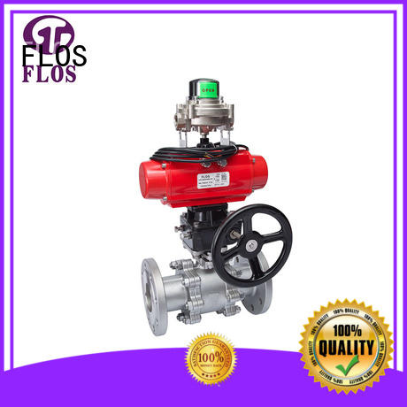 FLOS valvethreaded three piece ball valve manufacturer for opening piping flow