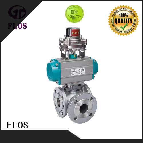 FLOS durable three way ball valve suppliers wholesale for closing piping flow
