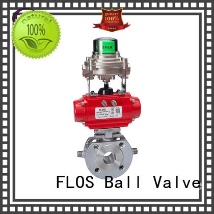 FLOS safety single piece ball valve manufacturer for opening piping flow