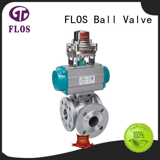 FLOS professional flanged end ball valve supplier for opening piping flow