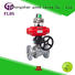Best ball valve manufacturers positionerflanged Supply for closing piping flow