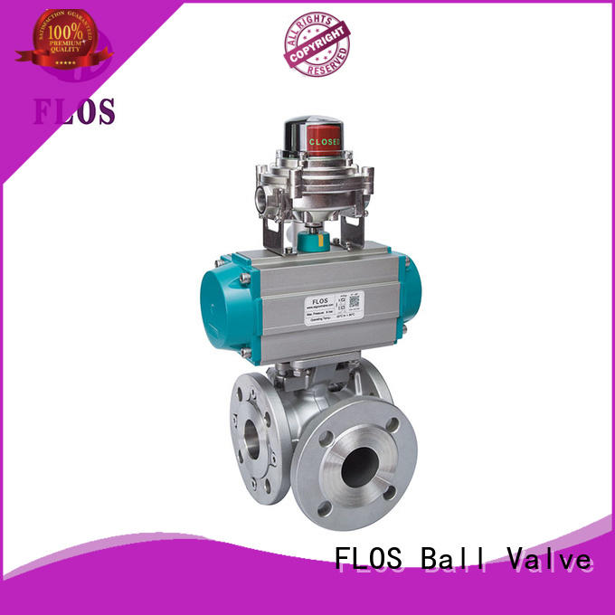 FLOS safety flanged end ball valve supplier for opening piping flow