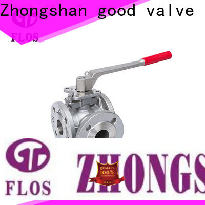 FLOS manual flanged end ball valve factory for closing piping flow