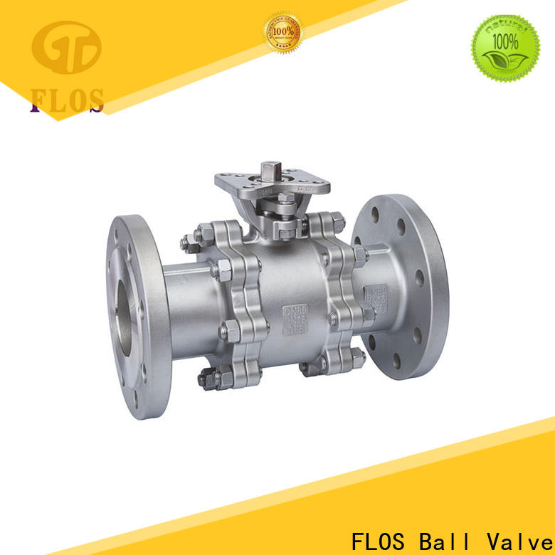 Custom 3-piece ball valve flanged factory for directing flow