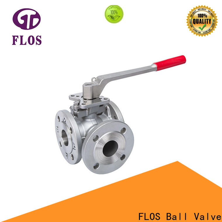 FLOS carbon 3 way valve factory for closing piping flow