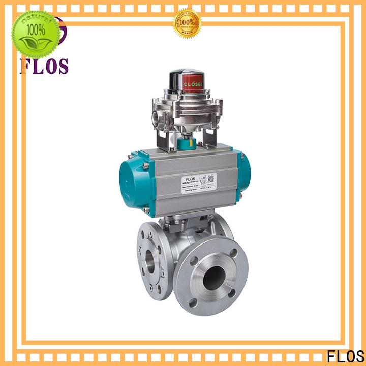 FLOS switchflanged 3 way valve Suppliers for opening piping flow