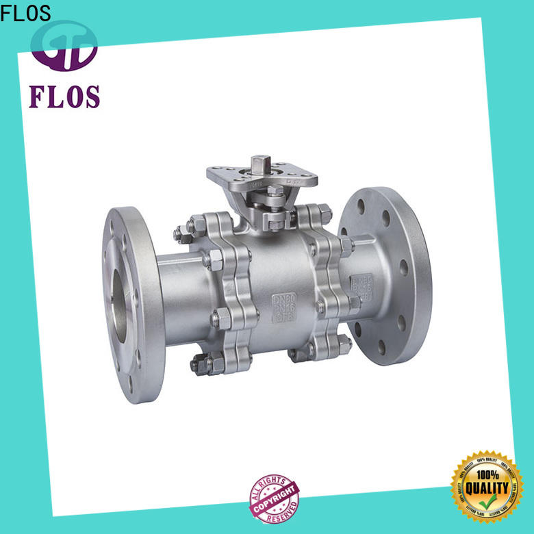 FLOS valvethreaded 3-piece ball valve company for opening piping flow