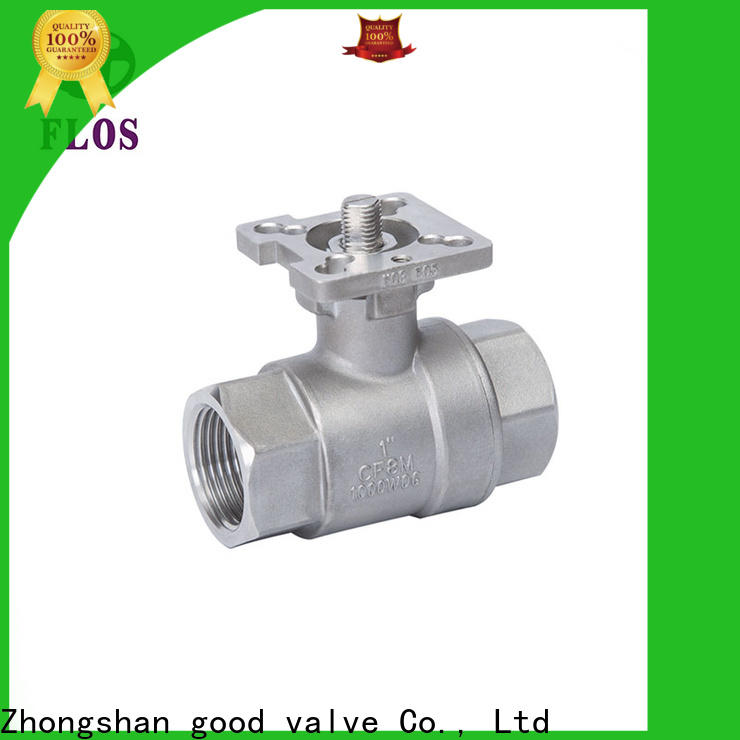 FLOS Wholesale 2 piece stainless steel ball valve manufacturers for opening piping flow