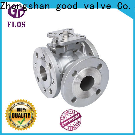 Custom 3 way ball valve flanged company for opening piping flow