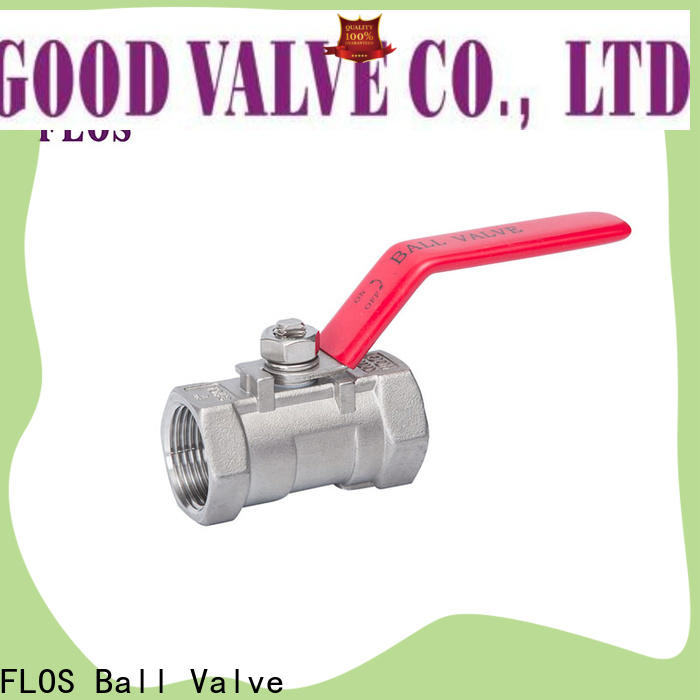 FLOS Latest single piece ball valve factory for closing piping flow