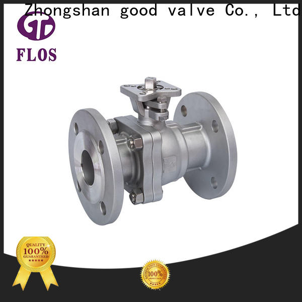 FLOS ball 2-piece ball valve company for opening piping flow