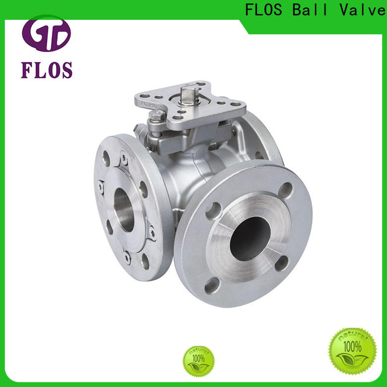 FLOS ends three way ball valve manufacturers for closing piping flow