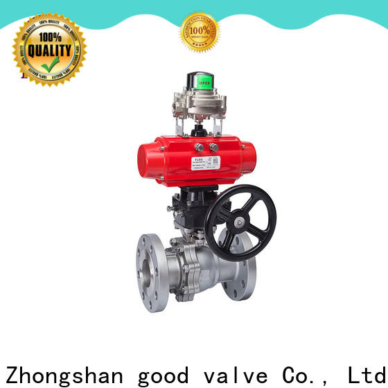 Custom 2 piece stainless steel ball valve positionerflanged company for directing flow