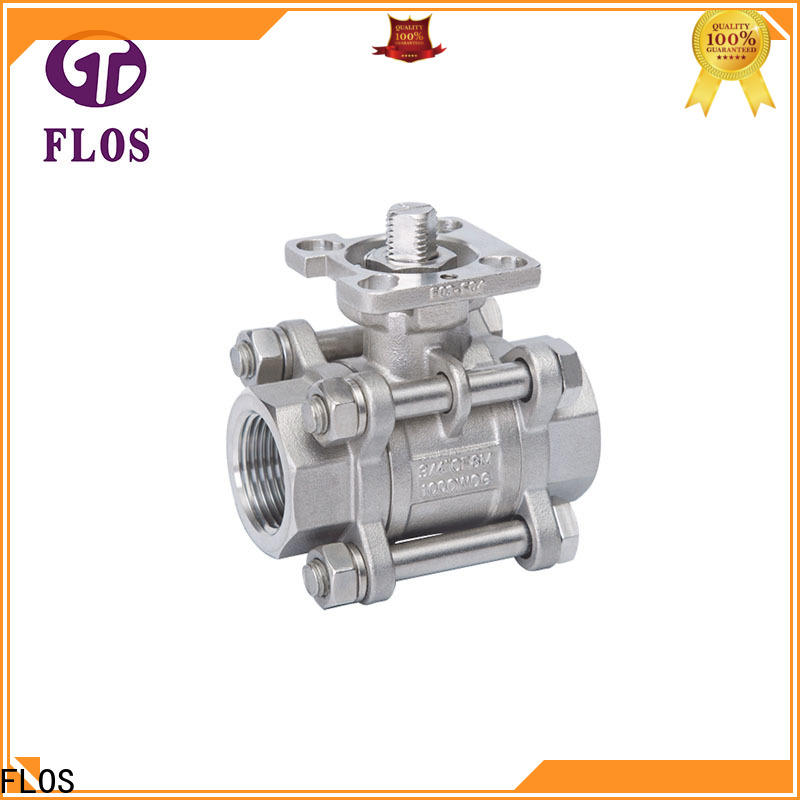 FLOS openclose 3-piece ball valve manufacturers for directing flow