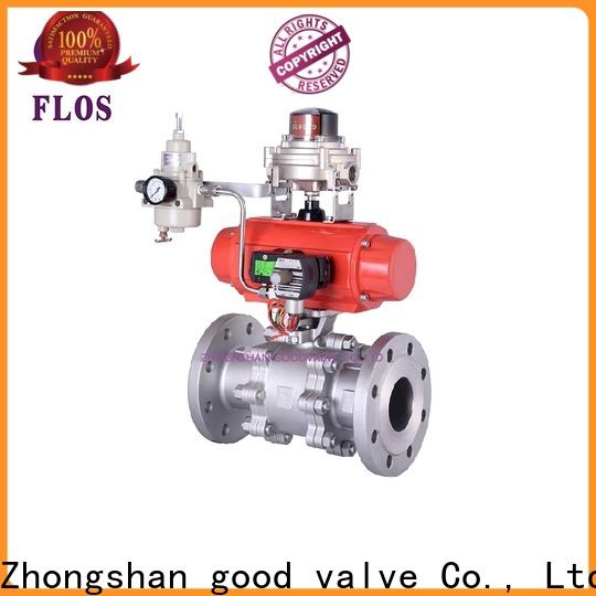 FLOS pc 3 piece stainless steel ball valve factory for closing piping flow