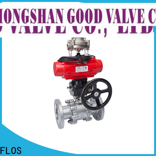 FLOS New 3 piece stainless ball valve company for closing piping flow
