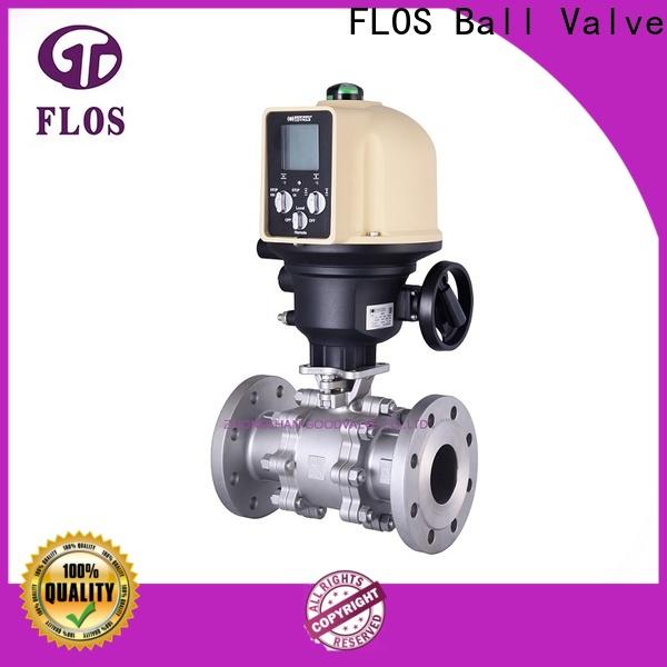 FLOS ends 3 piece stainless ball valve manufacturers for closing piping flow