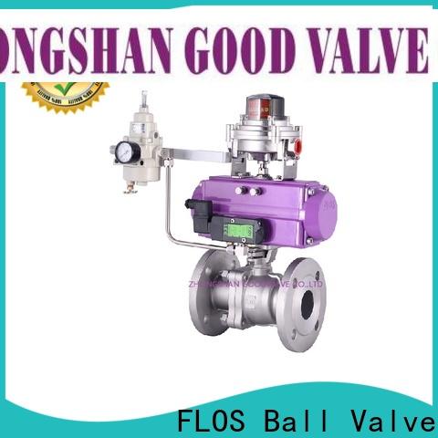 FLOS valveflanged 2-piece ball valve for business for opening piping flow