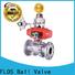 Top 3 piece stainless ball valve switchflanged company for closing piping flow