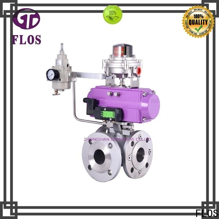 FLOS pneumaticelectric multi-way valve manufacturers for opening piping flow