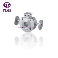 One pc manual heat preservation ball valve，flanged ends