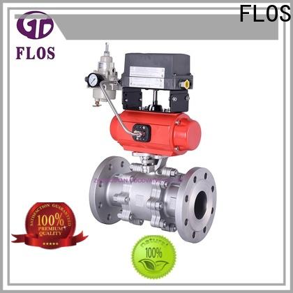 FLOS valve 3 piece stainless ball valve for business for closing piping flow