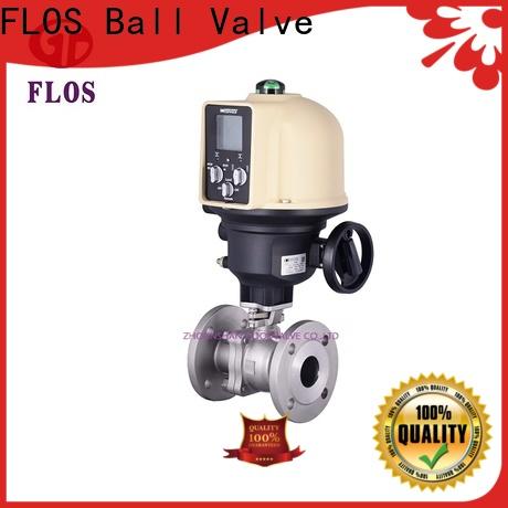 FLOS Top 2-piece ball valve factory for opening piping flow