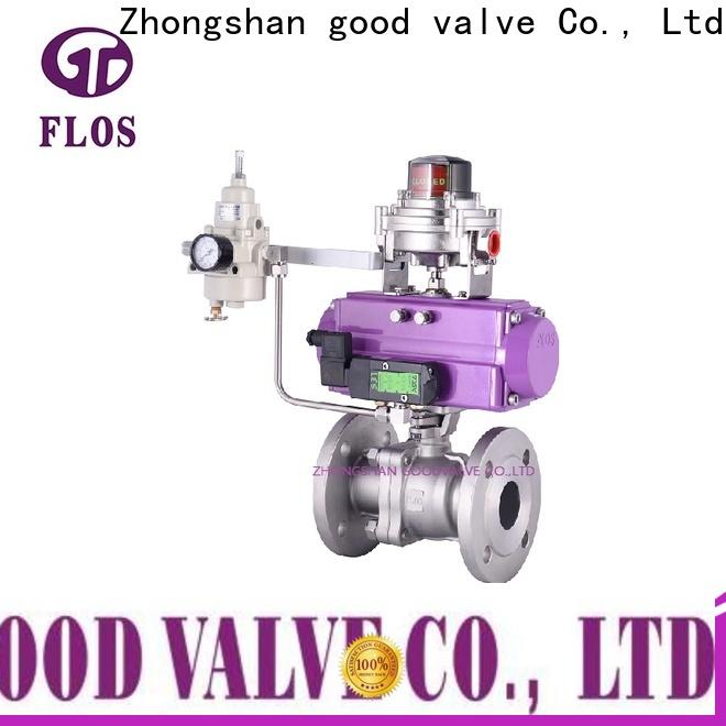 FLOS flanged stainless steel valve company for closing piping flow