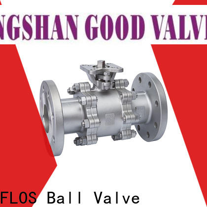 FLOS Best 3 piece stainless ball valve Supply for closing piping flow