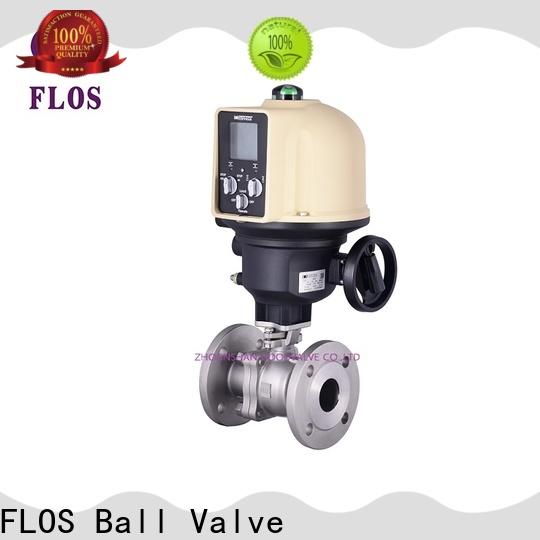 FLOS switchflanged stainless ball valve Supply for closing piping flow