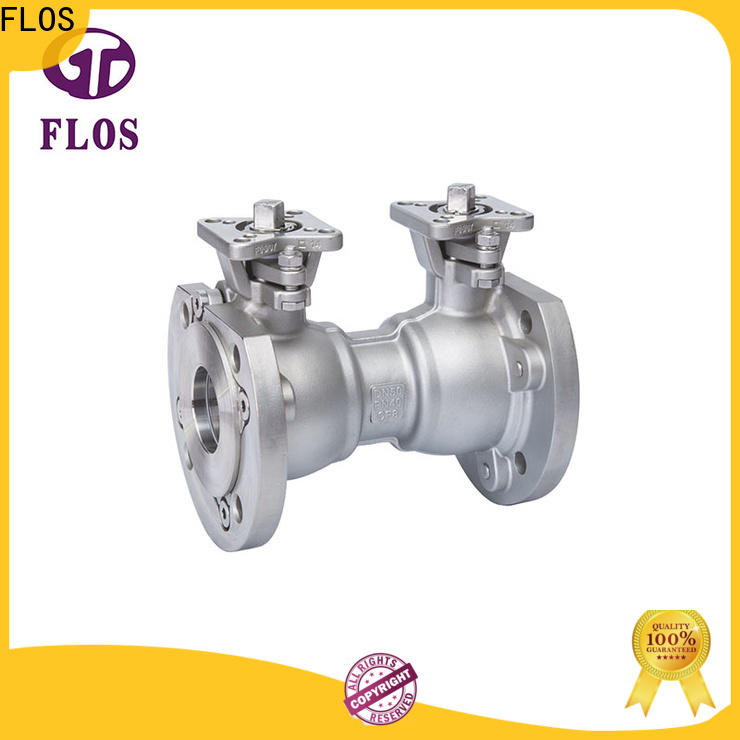 FLOS flanged single piece ball valve Suppliers for closing piping flow