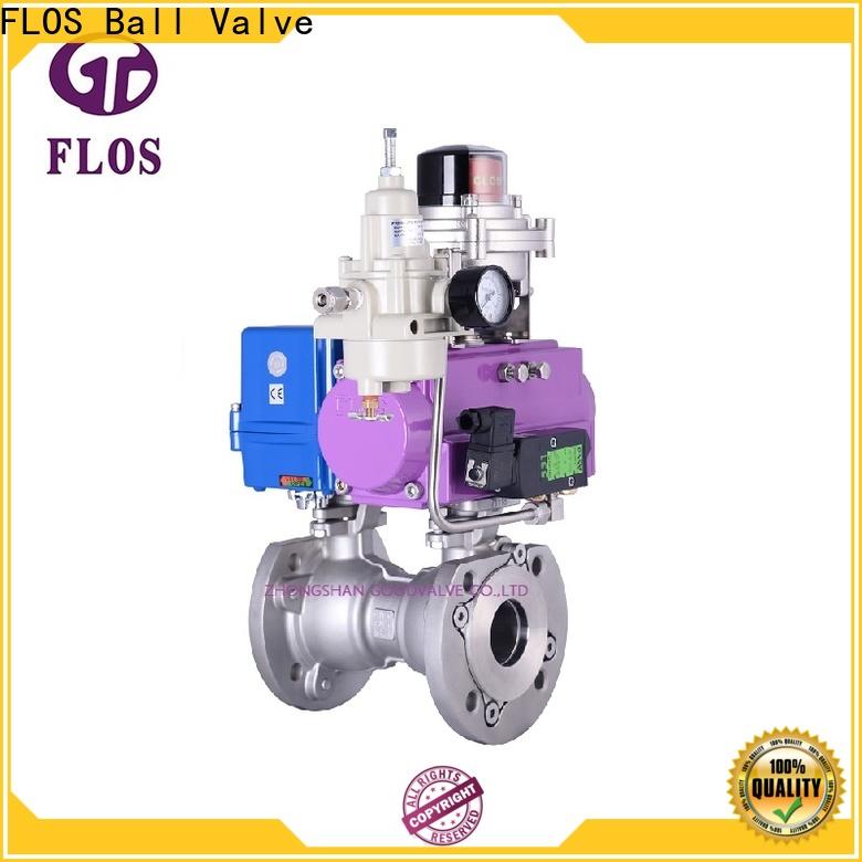 FLOS New 1 piece ball valve company for closing piping flow