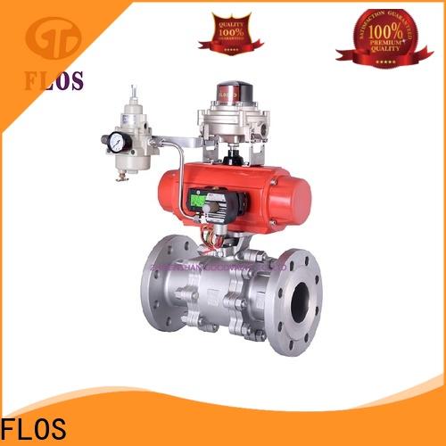 FLOS valve 3-piece ball valve manufacturers for opening piping flow