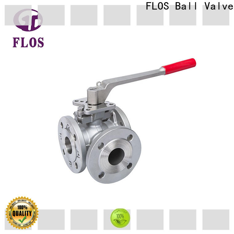 FLOS steel 3 way valves ball valves for business for opening piping flow