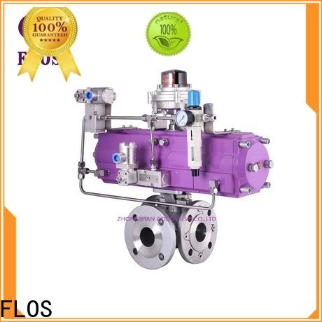 FLOS steel flanged end ball valve Suppliers for closing piping flow