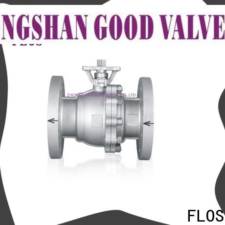 FLOS Top 2 piece stainless steel ball valve factory for directing flow